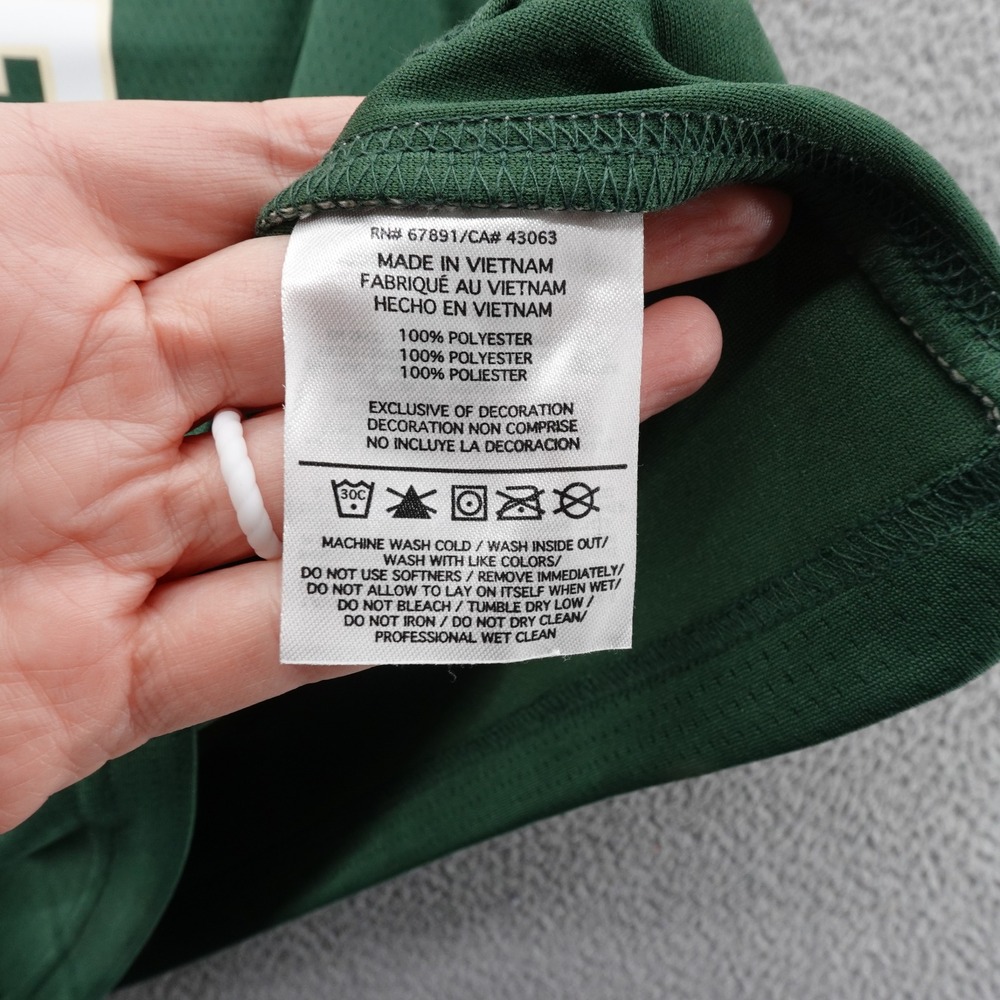 Nike Milwaukee Bucks Khris Middleton 22 Youth Large‎ 14 16 Icon Jersey Green NEW - Picture 11 of 13